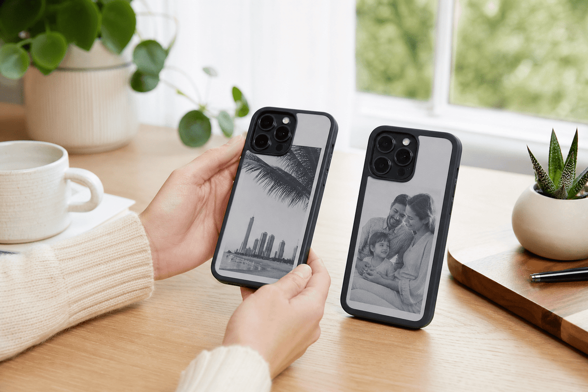 DIY Photo Phone Case or Refreshable E Ink Case: Which Fits You? - ShopTapEink.com