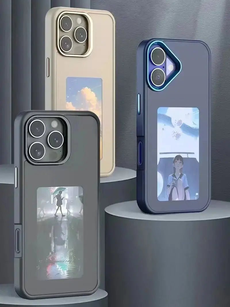 NFC Smart E-ink Screen Phone Case For iphone - ShopTapEink.com