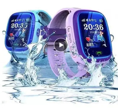 DF25 Children Waterproof Smart Watches Touch Screen Call for Rescue Remote Monitoring - ShopTapEink.com