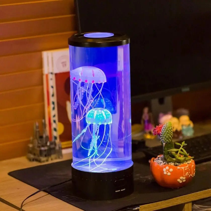 USB LED Jellyfish Night Light for Aquarium Ambiance - ShopTapEink.com