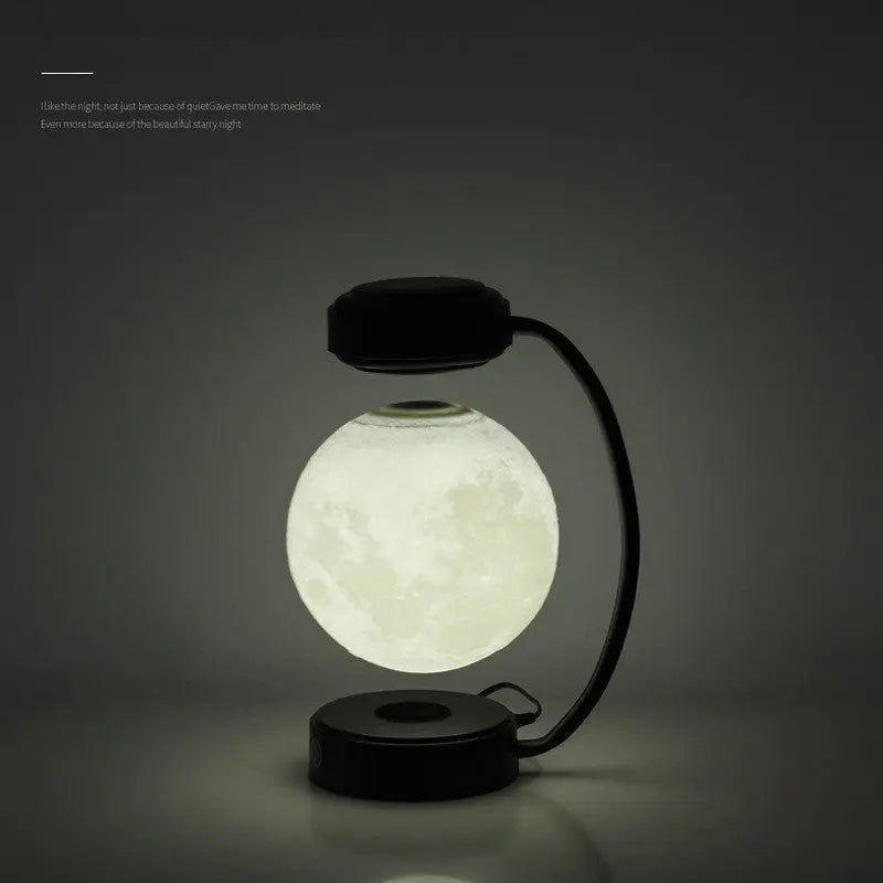 3D LED Moon Night Light Wireless Magnetic Levitating Rotating Floating Ball Lamp - ShopTapEink.com