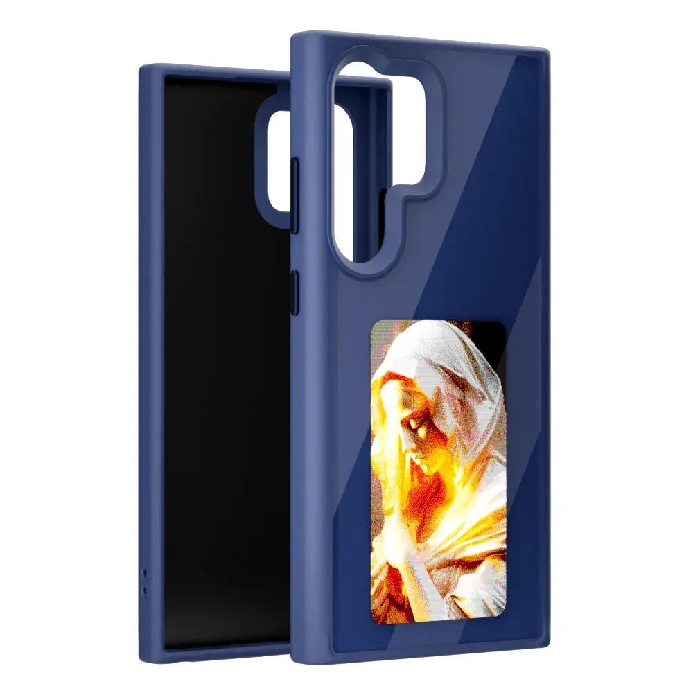 Luxury DIY Smart NFC Ink Screen Phone Case for Galaxy S24 Ultra S24 Plus S23 - ShopTapEink.com