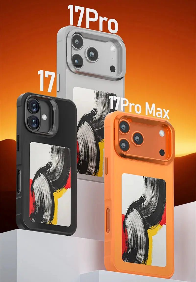 Luxury HD Smart NFC Ink Screen Phone Case for iPhone 17 Pro Max 17 Pro 17 - ShopTapEink.com