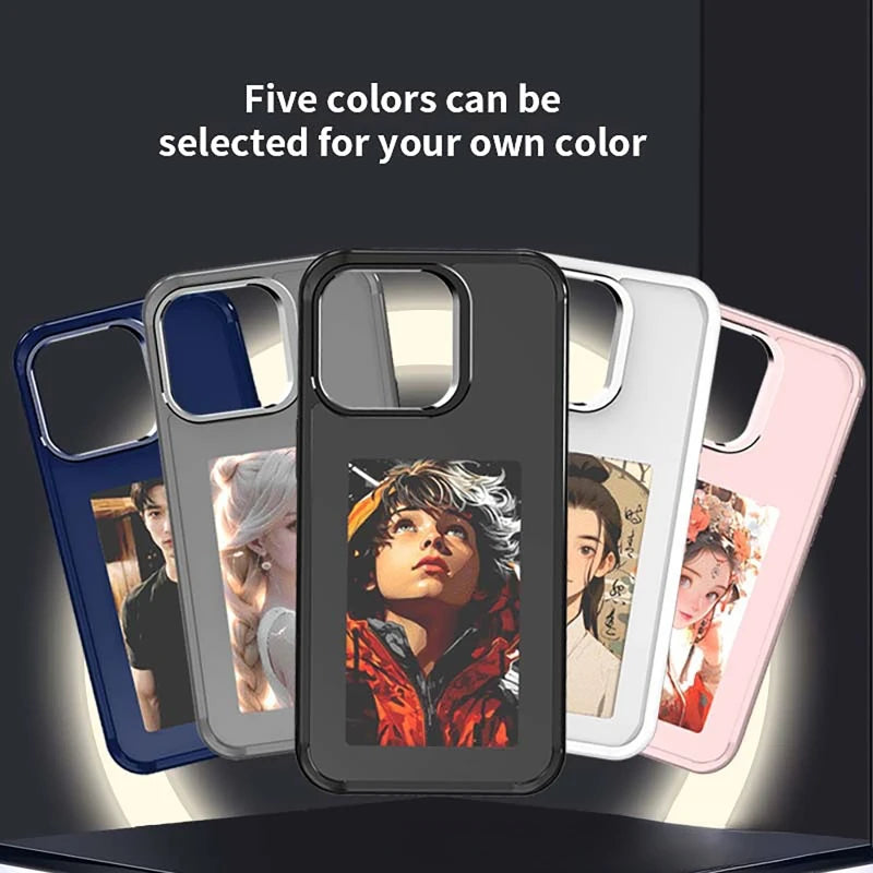 E Ink Memories Case for iPhone 13–17 – Tap to Change Your Picture