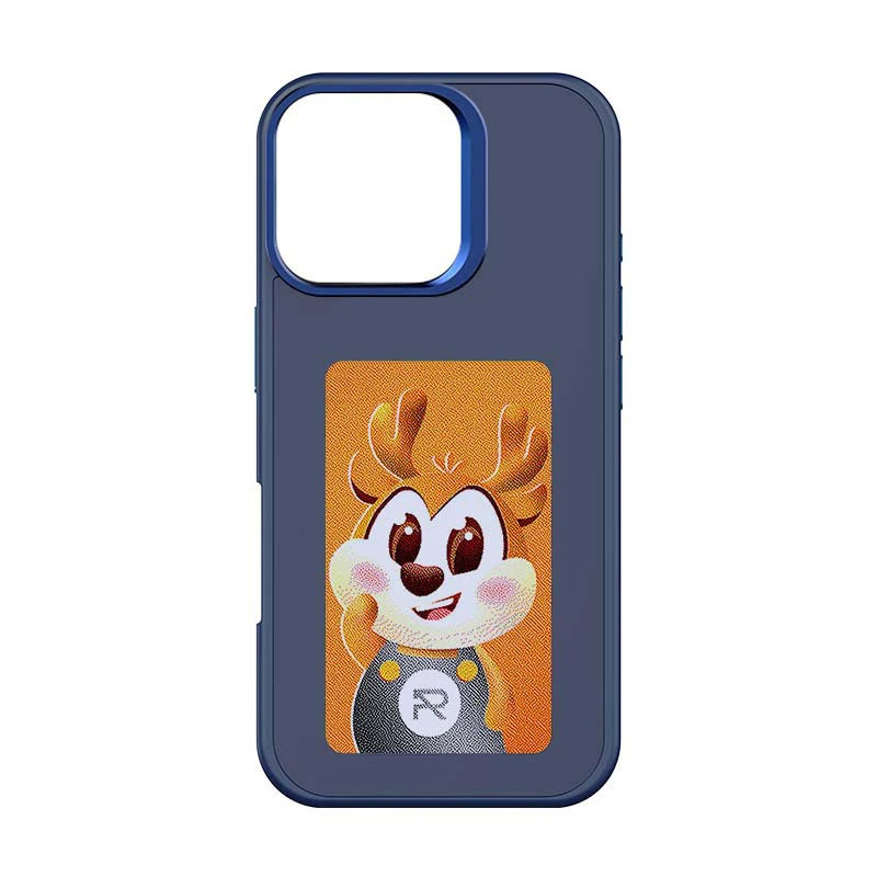 E Ink Memories Case for iPhone 13–17 – Tap to Change Your Picture