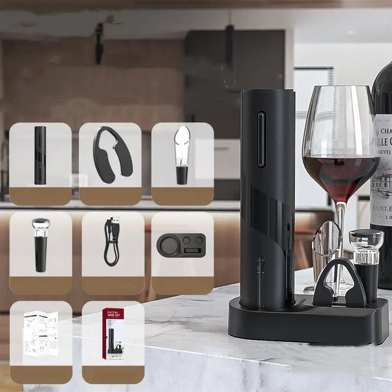 Electronic Bottle Opener Qier Plastic USB Rechargeable Wine Electric Electronic Bottle Opener - ShopTapEink.com